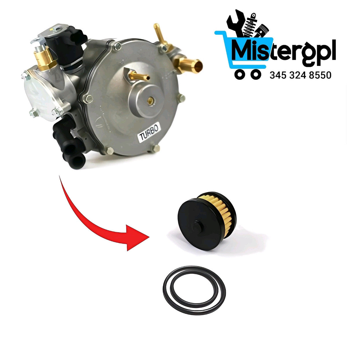 Filtro GPL X Landi Renzo Fase Liquida TYPE LSE98 LI10 67R010056 EURO 5/6