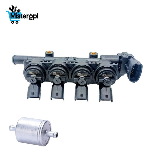 RAIL 4 INIETTORI LANDI RENZO TAPPO NERO DACIA DUSTER GPL GI238000131-D18