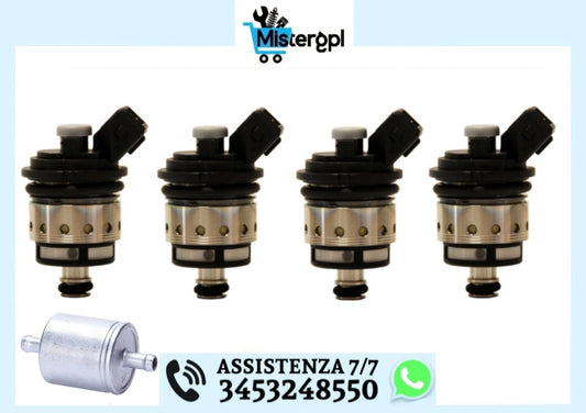 4 INIETTORI GPL LANDI RENZO TAPPO GRIGIO IMPIANTO GPL cod 237000003 MED