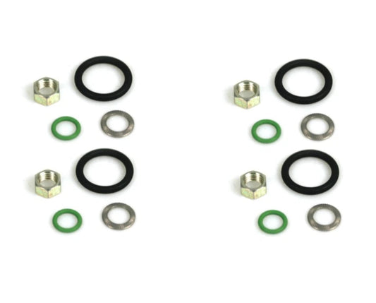 KIT REVISIONE INIETTORI BRC GPL FILETTO GUARNIZIONI + BULLONI KIT 4 PZ ORIGINALI