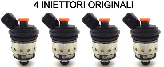 4 INIETTORI GPL LANDI RENZO TAPPO ARANCIO SPINA BOSCH NUOVI ORIGINALI + FILTRO FASE GAS