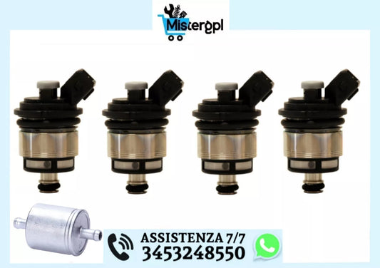 4 INIETTORI GPL PER LANDI RENZO TAPPO GRIGIO IMPIANTO GPL cod 237000003 MED