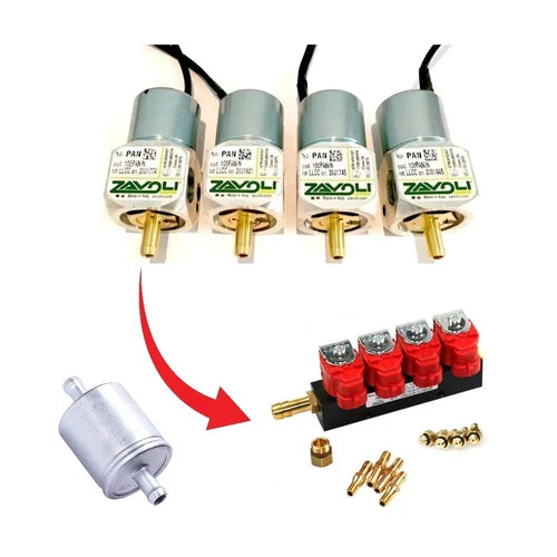 KIT MODIFICA INIETTORI GPL PER  ZAVOLI PAN JET cod. 100/PAN